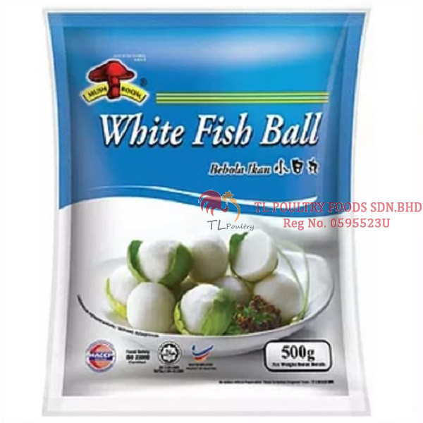 FROZEN WHITE FISH BALL (S) 500G 