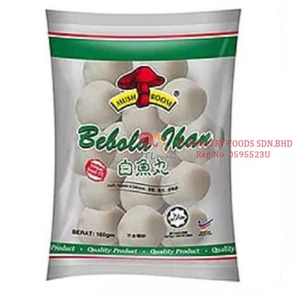 SMALL WHITE FISH BALL 160G 