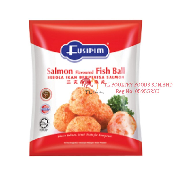 FU SALMON FLAVOURED FISH BALL 500GM