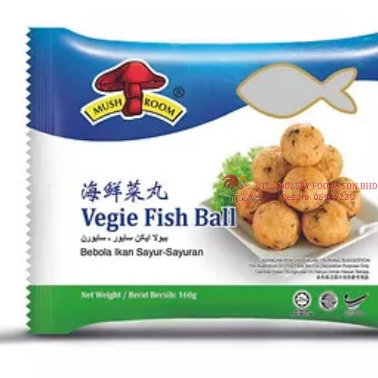 MR VEGIE FISH BALL 160GM