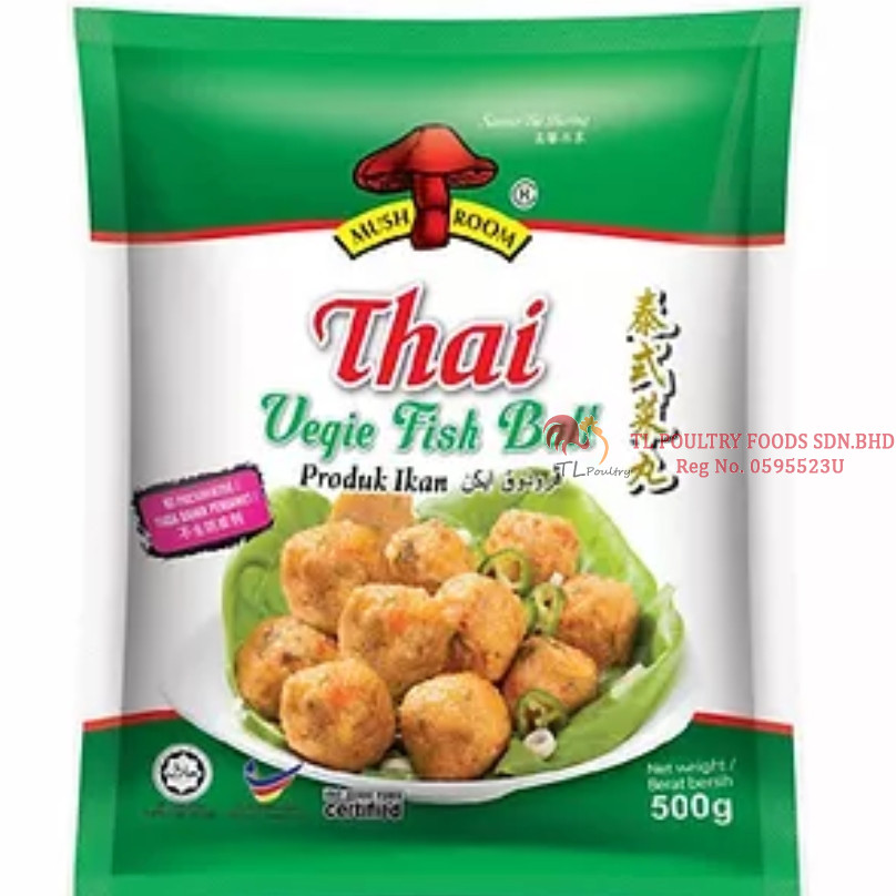 MR THAI VEGIE FISH BALL 500GM