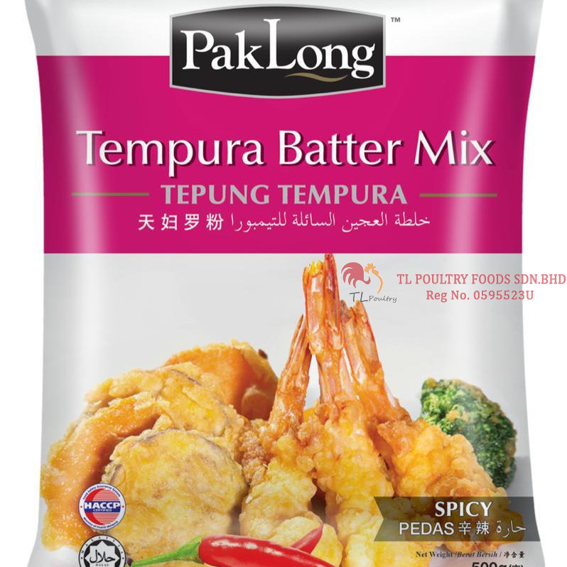 PAK LONG TEMPURA BATTER MIX SPICY 500GM