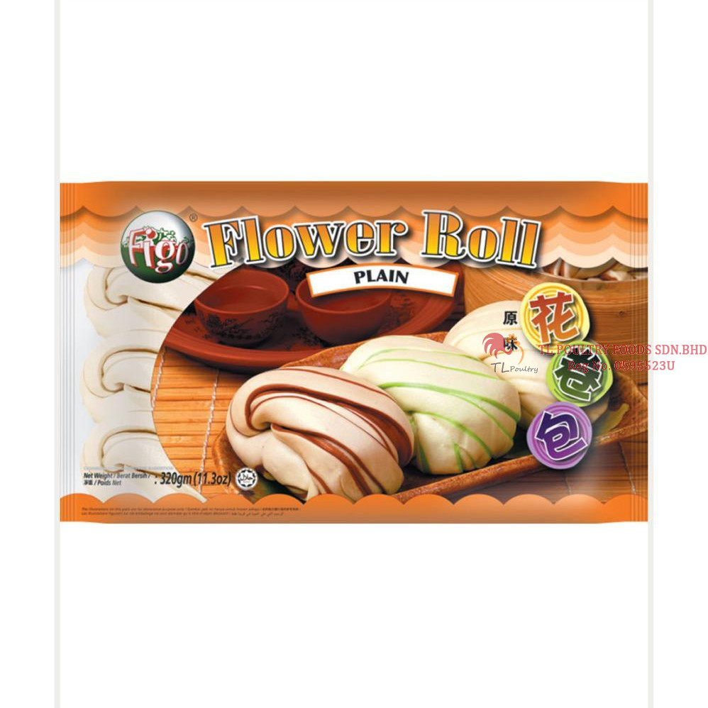 FIGO FLOWER ROLL (PLAIN) 320GM