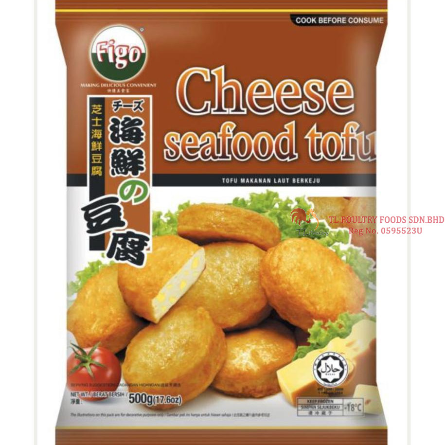 FIGO CHEESE SEAFOOD TOFU 500GM