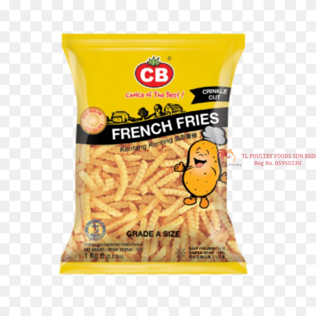 CB FRENCH FRIES CRINKLE CUT 1KG