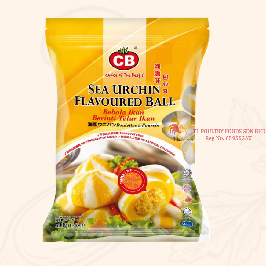 CB SEA URCHIN FLAVOURED BALL 500GM