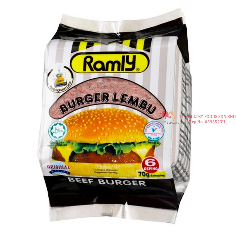 RAMLY BEEF BURGER 70GM