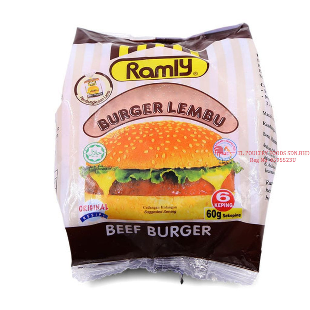 RAMLY BEEF BURGER 60GM