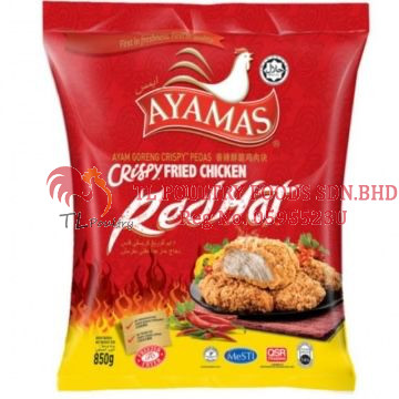 AYAMAS RED HOT CRISPY FRIED CHICKEN 850GM