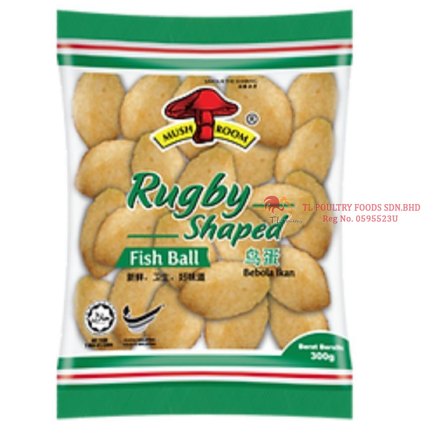 MR RUGBY SHAPED FISH BALL (PUYUH) 300GM