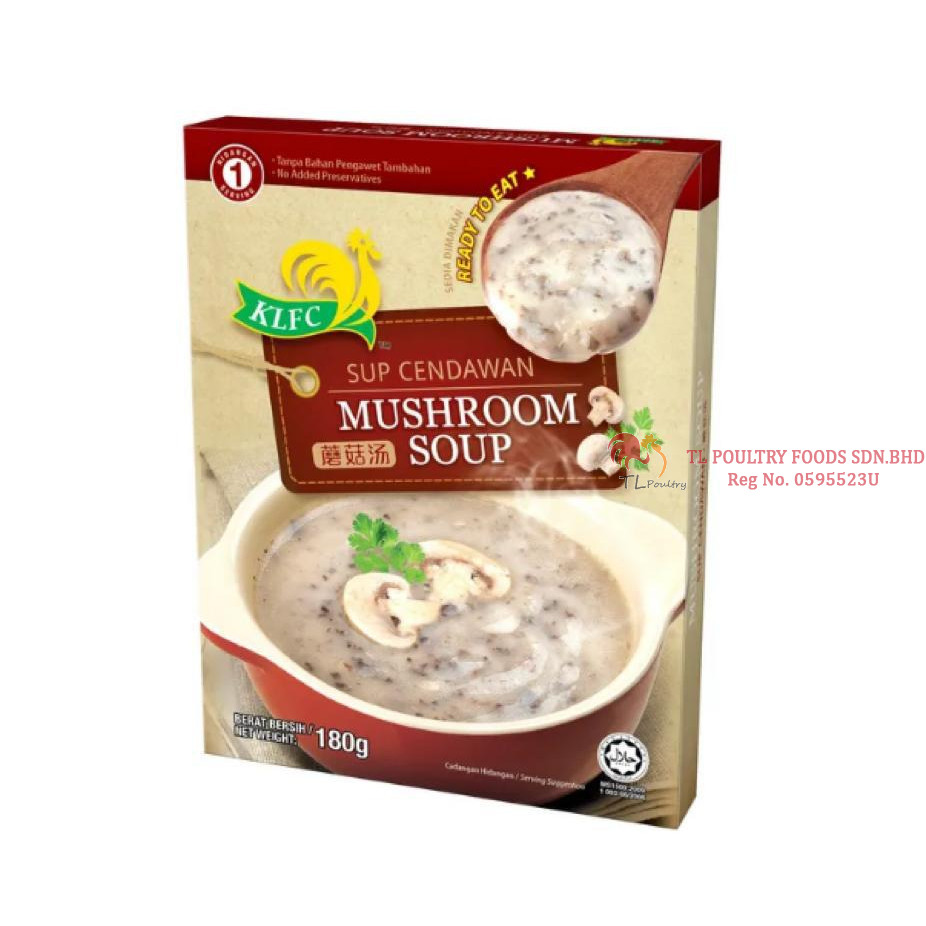 KLFC MUSHROOM SOUP 180GM