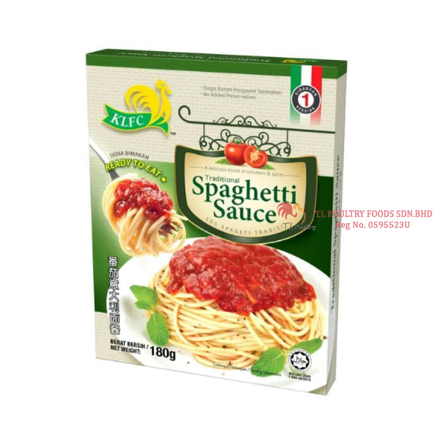 KLFC SPAGHETTI SAUCE 180GM