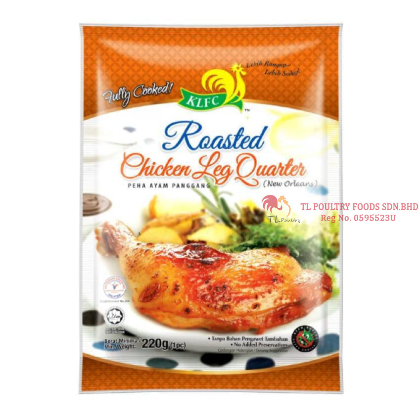 KLFC ROASTED CHICKEN QUARTER LEG 220GM