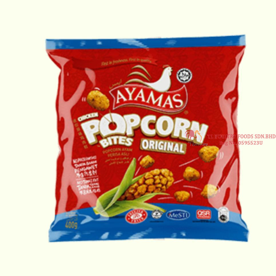 AYAMAS POPCORN BITES (ORIGINAL) 400GM