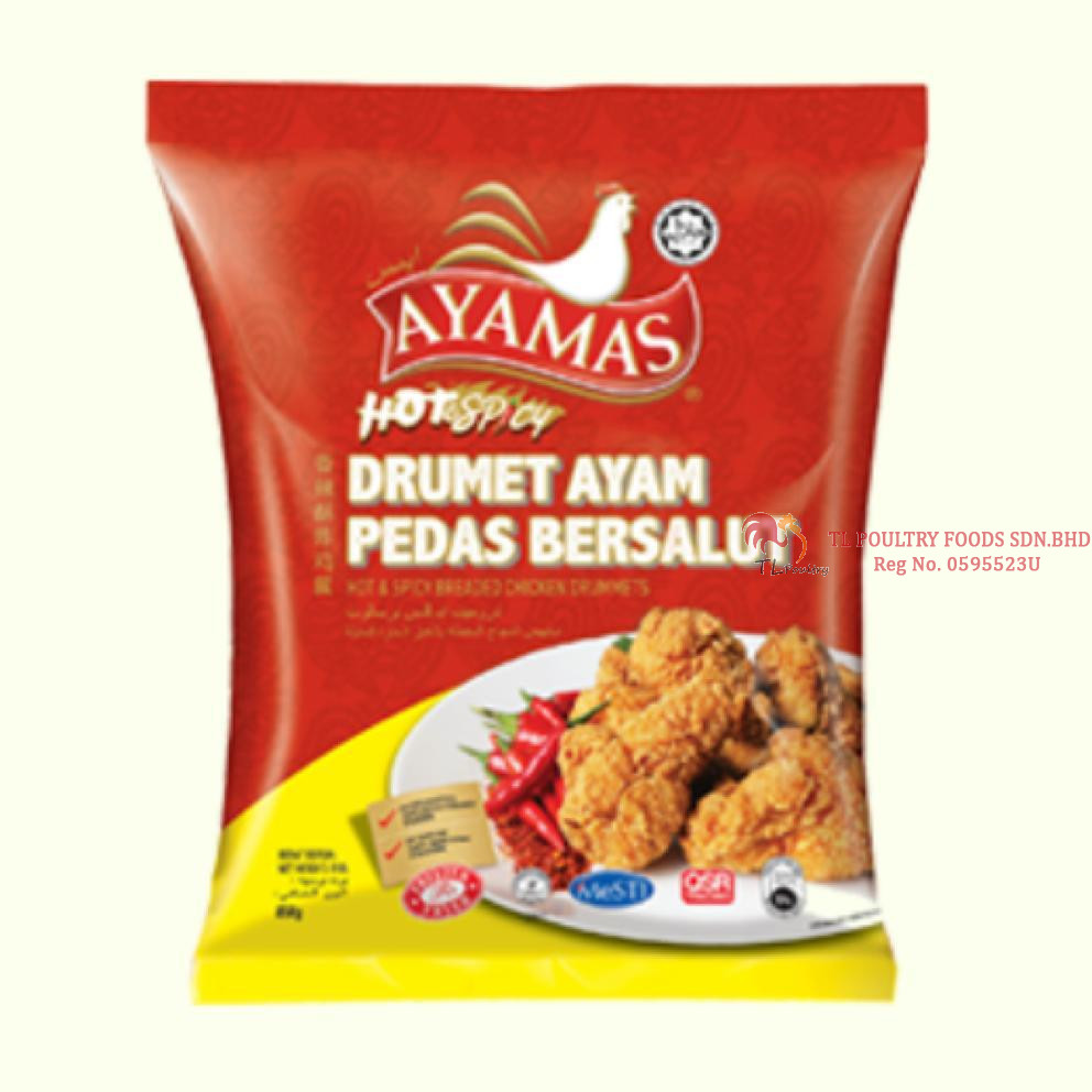 AYAMAS DRUMMET (HOT & SPICY) 850GM