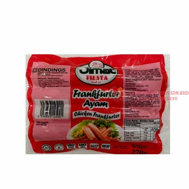 JIMAT SMOKED FRANKFURTER 270GM