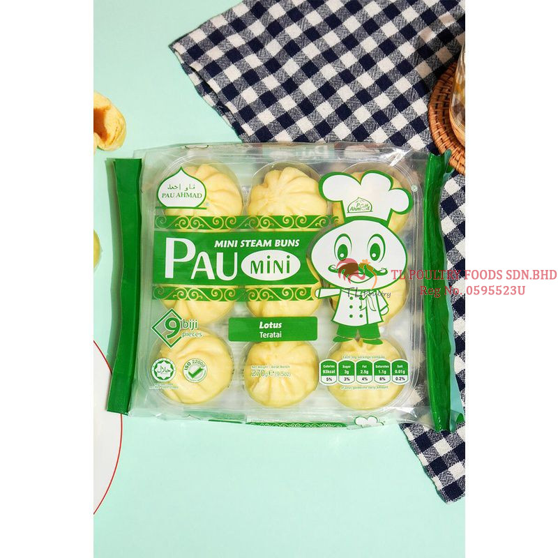 PAU AHMAD MINI STEAM BUN - LOTUS