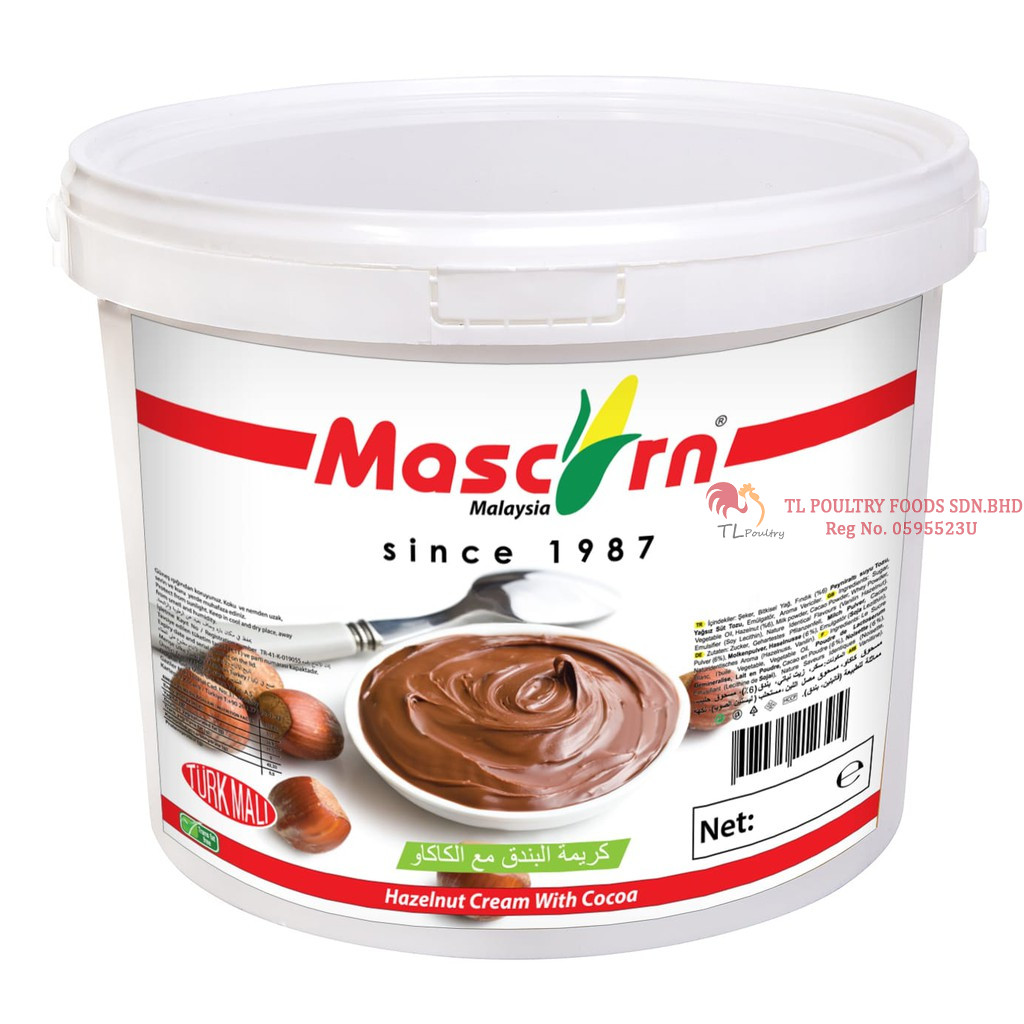 MASCORN HAZELNUT CHOCOLATE SPREAD 5KG