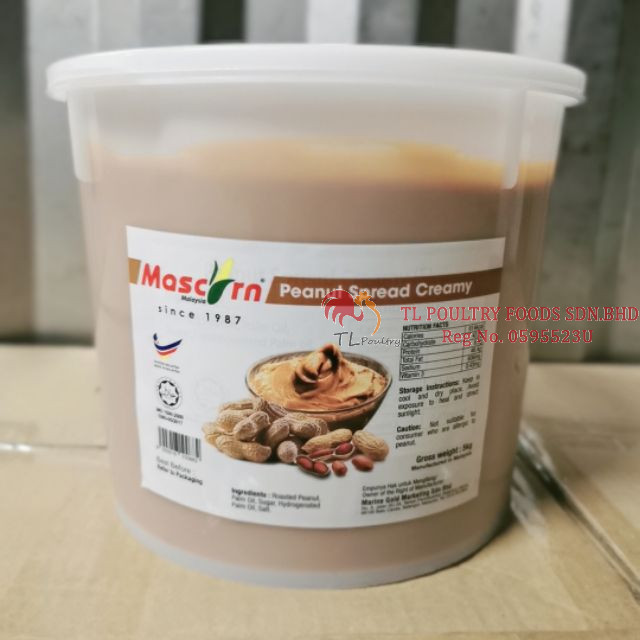 MASCORN PEANUT BUTTER SPREAD 5KG