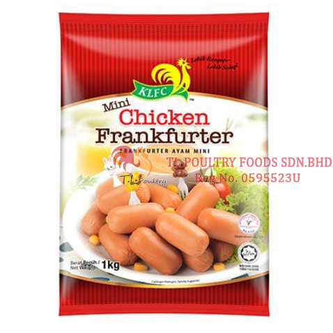 KLFC MINI CHICKEN FRANKFURTER ORIGINAL 1KG