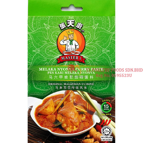 MASTER 1 MELAKA NYONYA CURRY PASTE 150GM