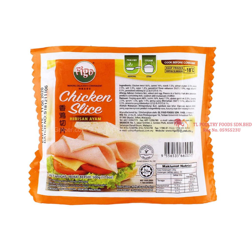 FIGO CHICKEN SLICE 500GM