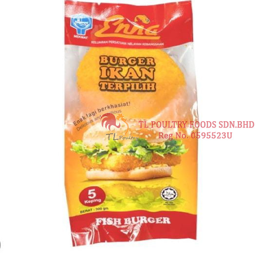 ENNA BREADED FISH BURGER 300GM