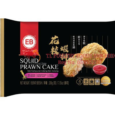 EB SQUID PRAWN CAKE 200GM