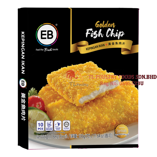 EB GOLDEN FISH CHIP/500GM 20PKT*10PCS