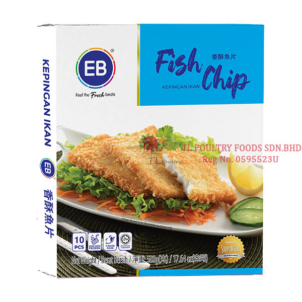 EB FISH CHIPS 500GM 20PKT*10PCS