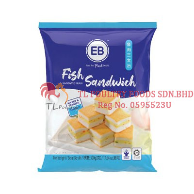 EB FISH SANDWICH 500GM 20PKT*28PCS