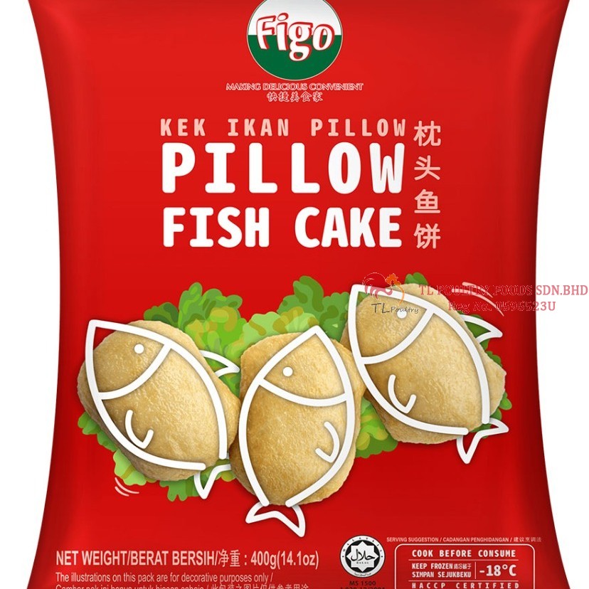FIGO PILLOW FISH CAKE 400GM