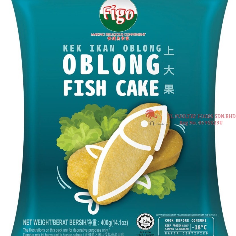 FIGO OBLONG FISH CAKE 400GM