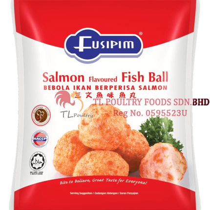 FU BEBOLA IKAN PERISA SALMON 500 GRAM