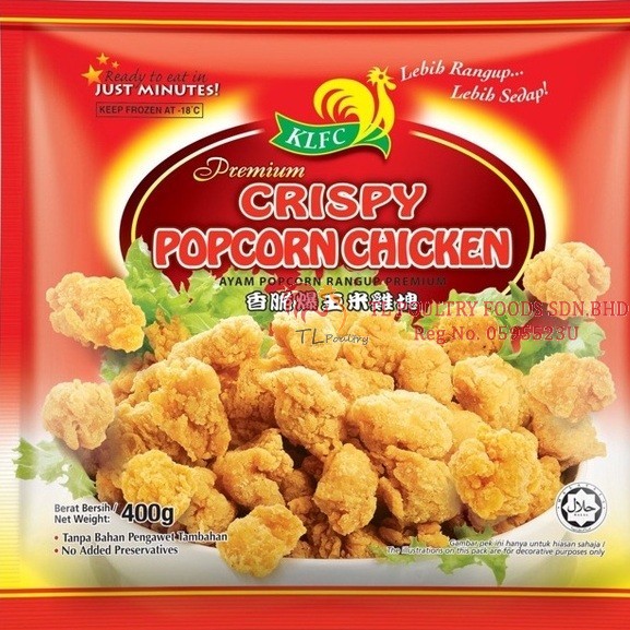 KLFC CRISPY POPCORN 400G