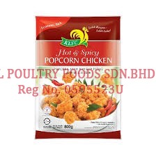 KLFC POPCORN AYAM PEDAS 800G