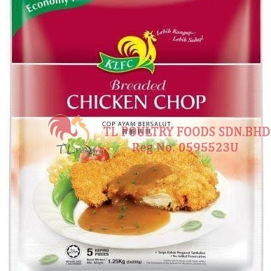 KLFC BREADED CHICKEN CHOP 250GM (UP)*5'S