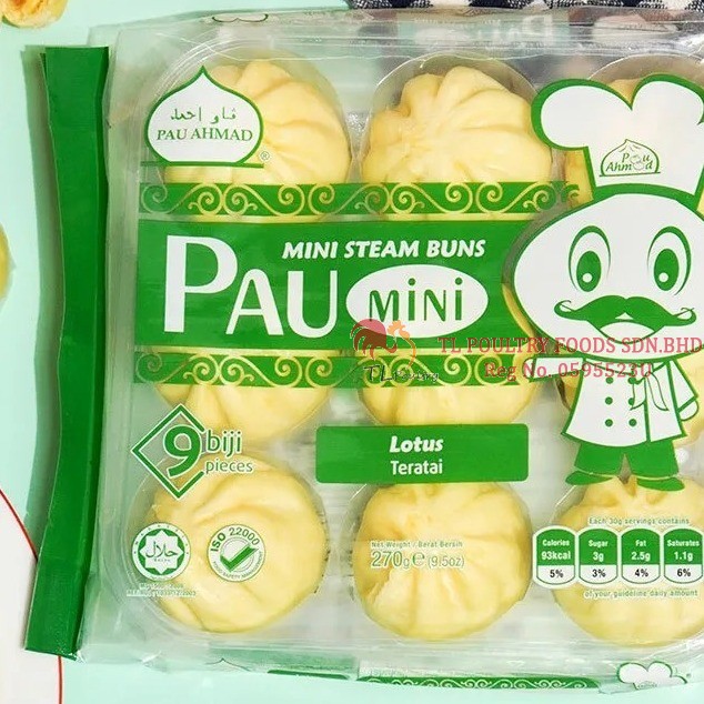 PAH MINI STEAM BUN - LOTUS 9'S*30GM